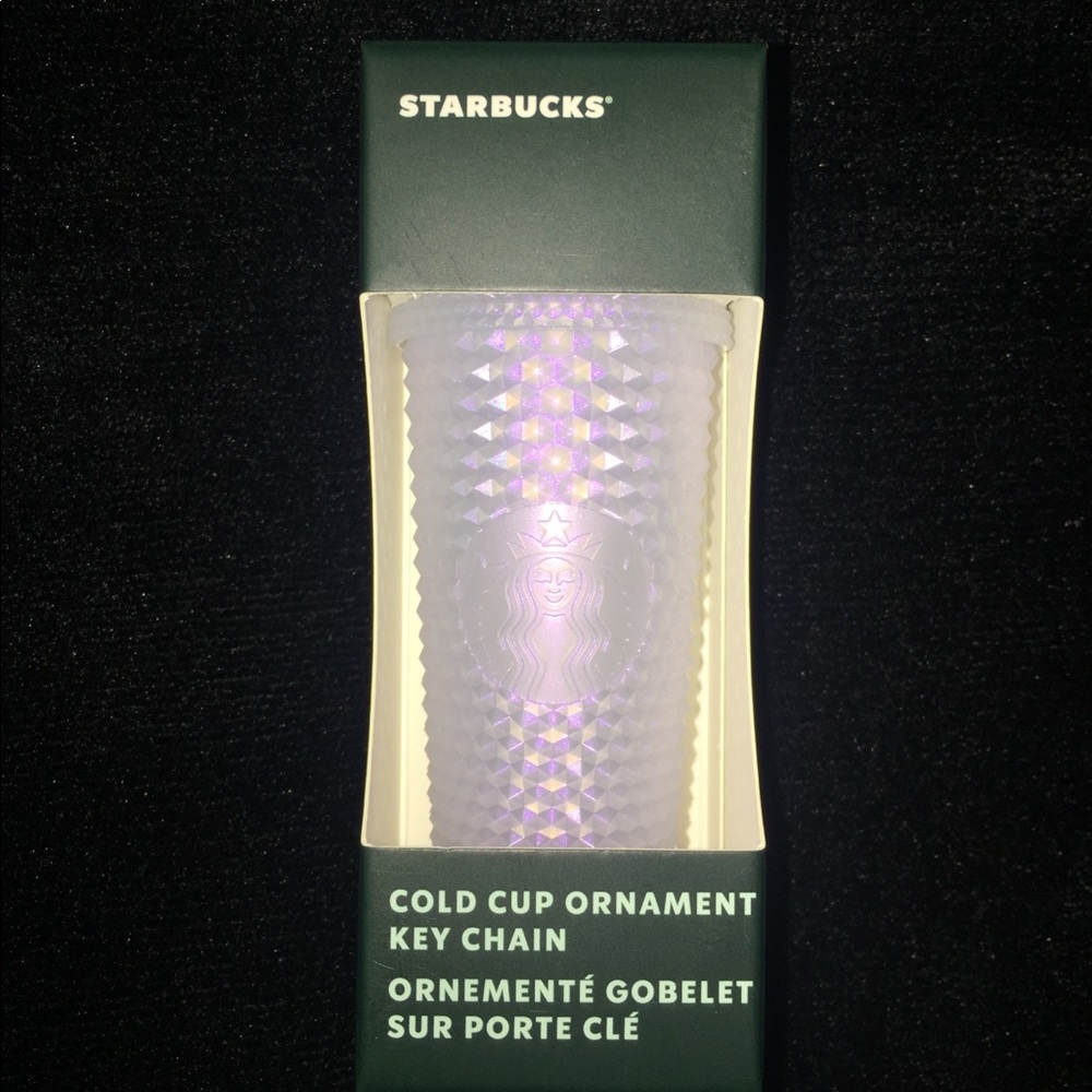 Starbucks Icy White Ornament Key Chain 2021